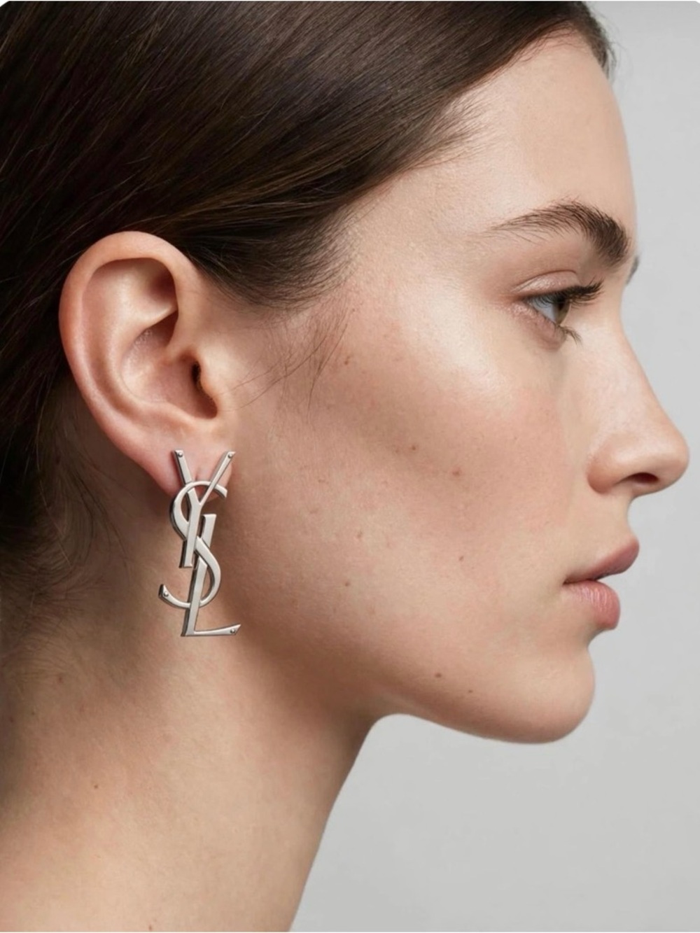 Silver Twisted Vine Drop Earrings - Designer Inspired